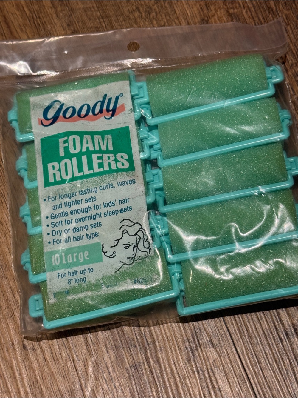 Vintage Goody Foam Rollers 10 Large Deadstock New in Package
